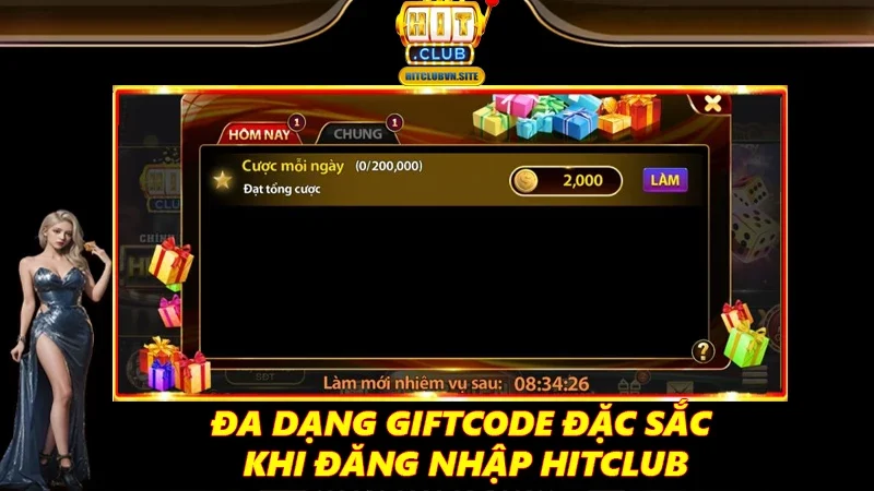 Đa dạng giftcode đặc sắc khi đăng nhập Hitclub Đa dạng giftcode đặc sắc khi đăng nhập Hitclub
